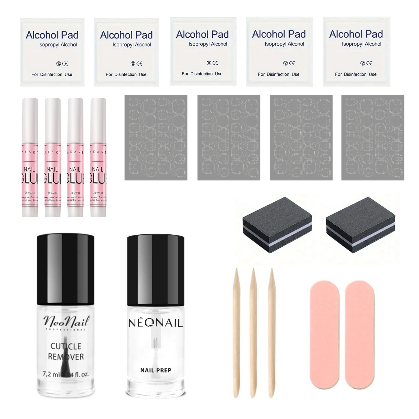 Kit k aplikaci press on nehtů premium